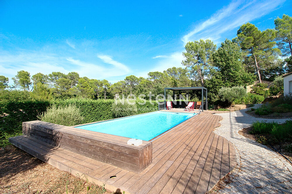 Vente Maison A vendre à LORGUES !! Villa contemporaine récente de 184m² avec 7 pièces sur un terrain de 2000m², vue panoramique, piscine et p Lorgues