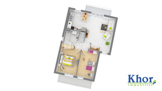  Appartement � vendre 3 pi�ces 62 m�