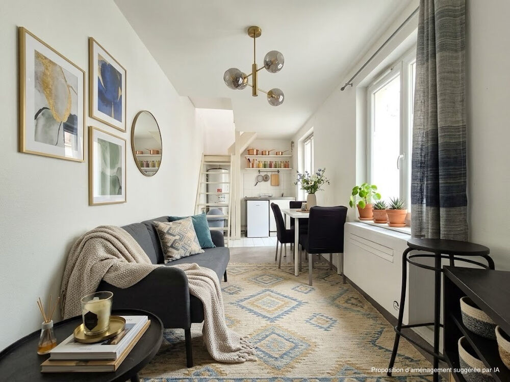 EXCLUSIVITÉ LILLE WAZEMMES / SAINT-MICHEL : T1 BIS EN DUPLEX AVEC TERRASSE PRIVATIVE