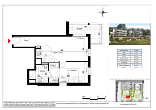  Appartement à vendre 2 pièces 46 m²