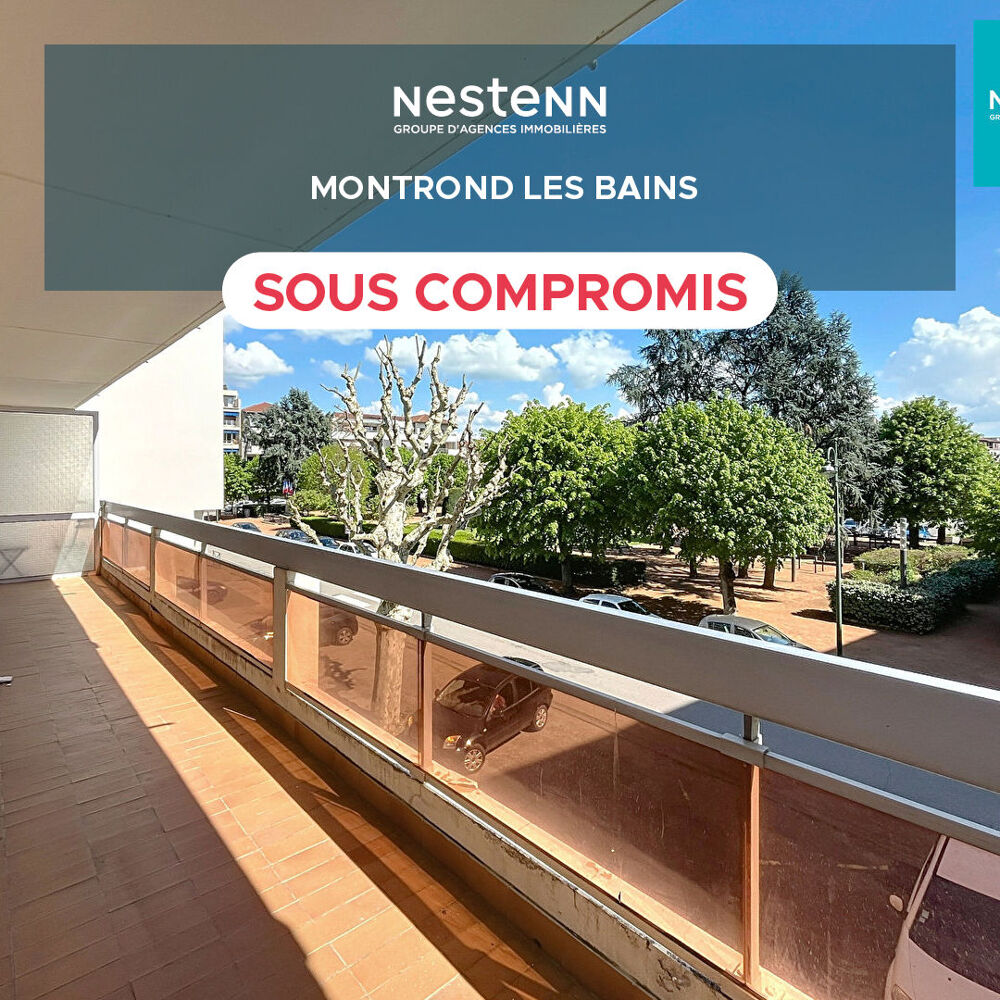 Appartement Montrond Les Bains 2 pièce(s) 50 m² - Balcon - Garage - Cave !