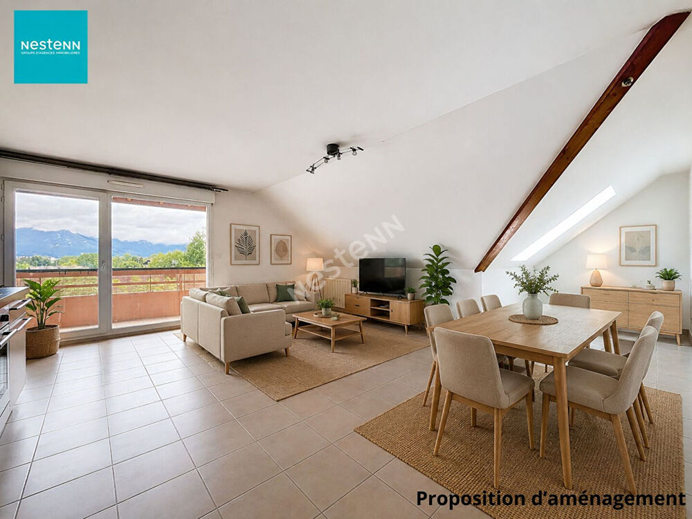 POISY _ Appartement 3 pièces de 69,61 m² au sol, avec garage, balcon et cave, à vendre