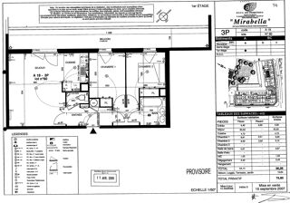 Appartement  louer 3 pices 56 m