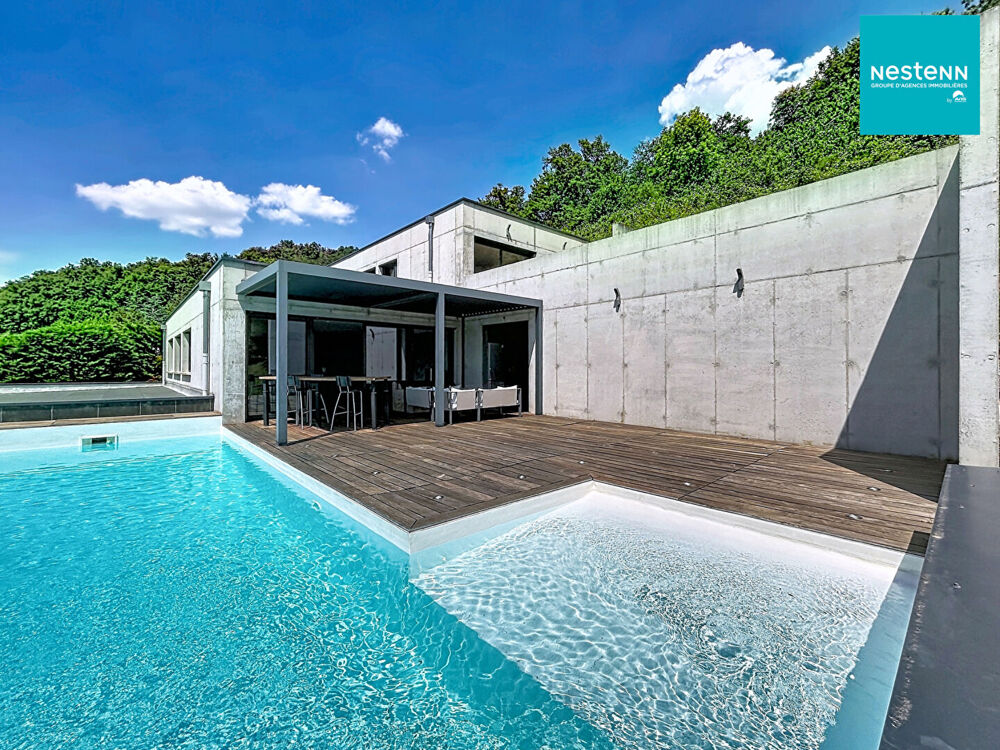 LA FOUILLOUSE (42480) MAISON D'ARCHITECTE CONTEMPORAINE AVEC PISCINE !