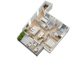  Appartement  vendre 3 pices 64 m