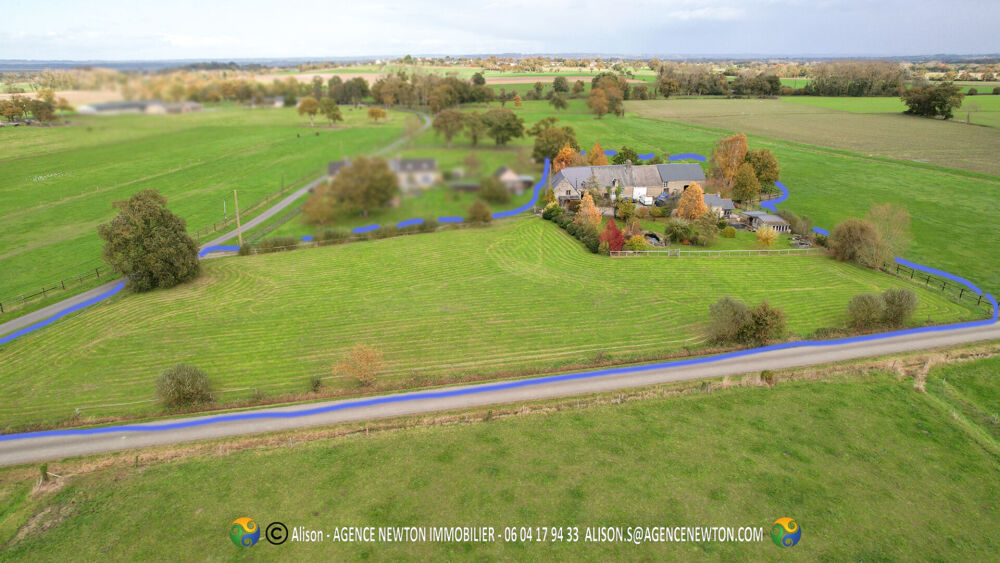 LA MANCHE, NORMANDIE, ARDEVON. 2 maisons, dépendances, terrain.