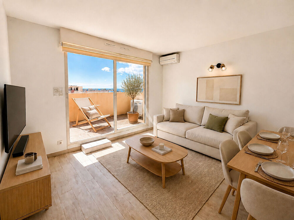 Appartement Sete 2 pièces 37,43 m² terrasse et garage