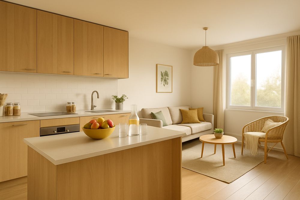 Appartement 3 pièces de 58 m2 (Melun)