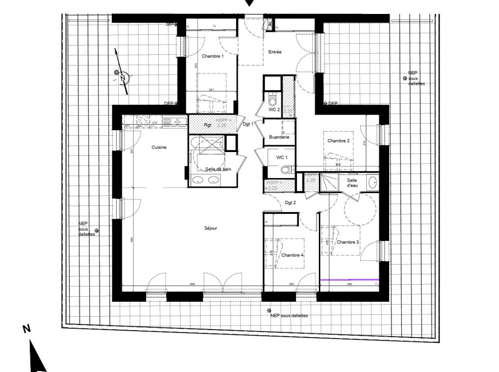 Vente Appartement Appartement Givors 5 pièces Dernier Etage Terrasse Givors