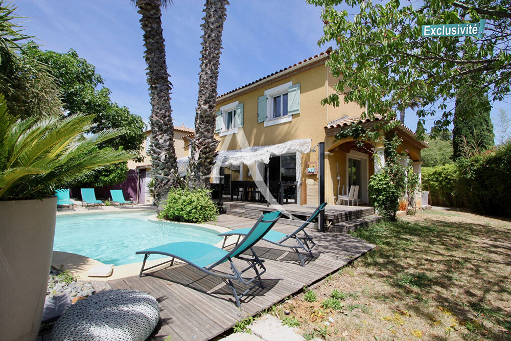 Location Maison RARE SUR LATTES  - BELLE MAISON FAMILIALE EN R+1 - 7 PIÈCES - 150 M2 - 6 CHB - PISCINE- GARAGE - JARDIN 455 M2 ENVIRON Lattes