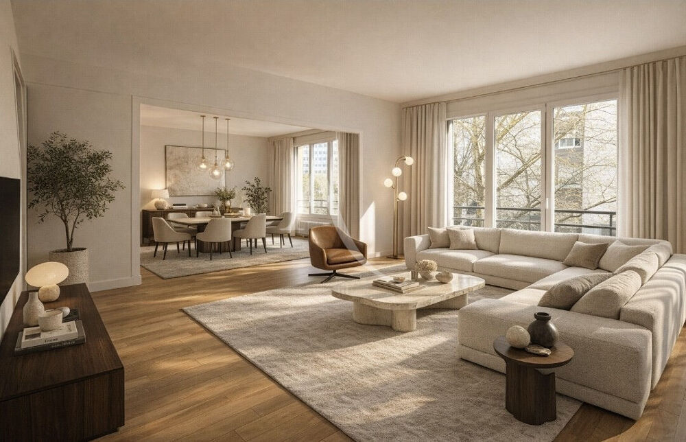 Vente Appartement Paris 16? ? Appartement familial de prestige de 96 m² avec 3 chambres Paris 16