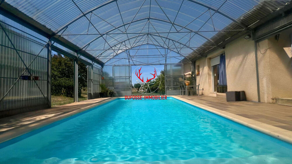 Maison Castagnac avec piscine et jardin arboré