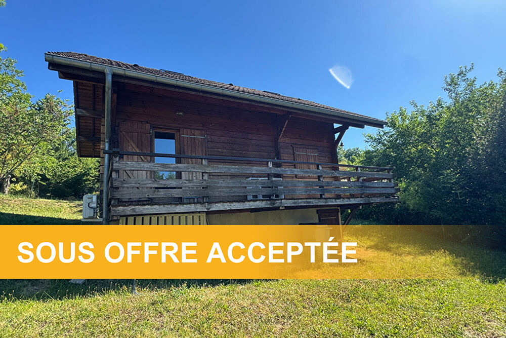 Chalet bois madrier Montmorot / 3 pièces / 1 chambres / 50 m²