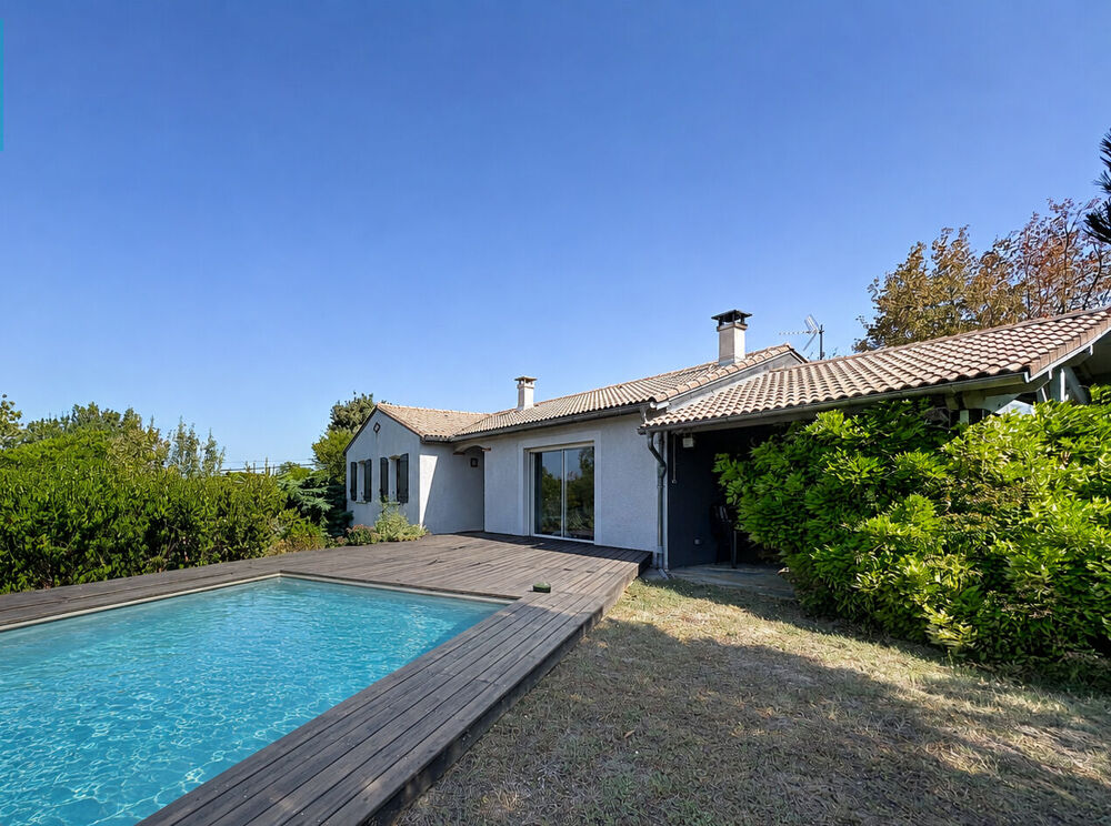 Villa de plain pied à vendre à Caragoudes 31450- 3 chambres, piscine sur terrain de 3200 m²