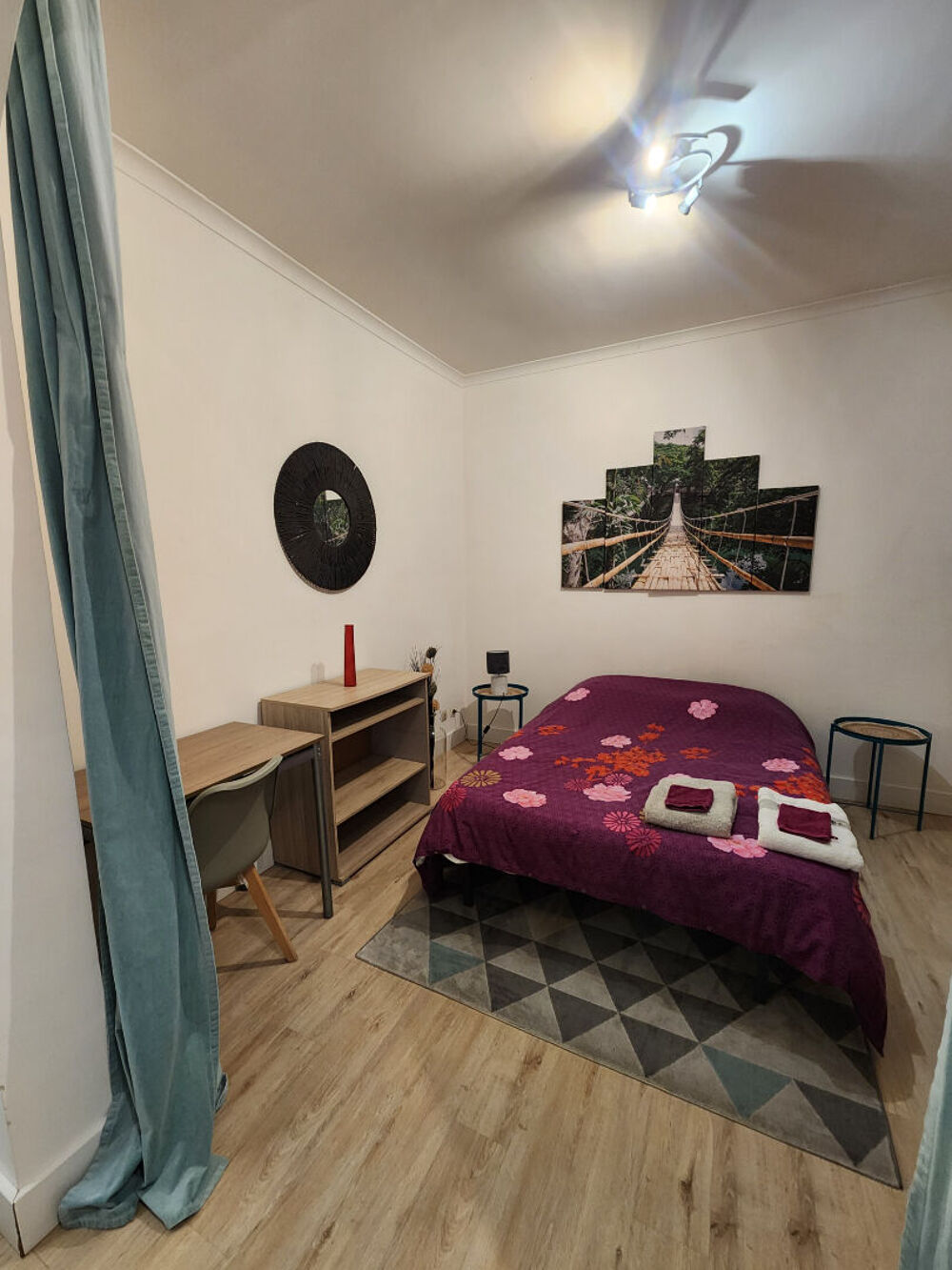Vente Appartement NIMES Quartier RICHELIEU/ SULLY bel appartement P1 bis de 41.69 m2 en RDC avec cave privative et cour commune. Nimes