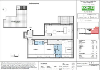  Appartement � vendre 4 pi�ces 88 m�