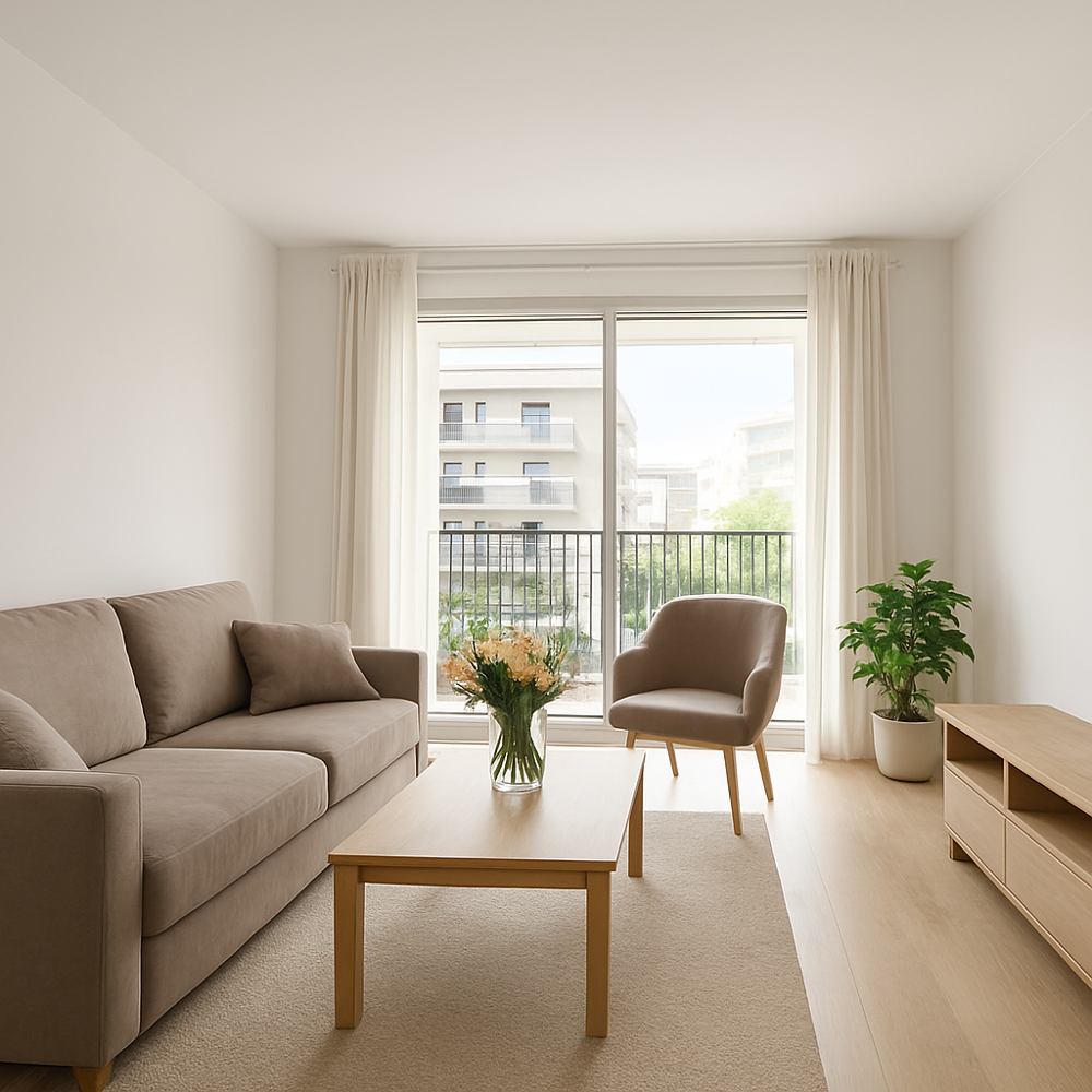 Appartement 3 pièces de 49 m2 (Montpellier)
