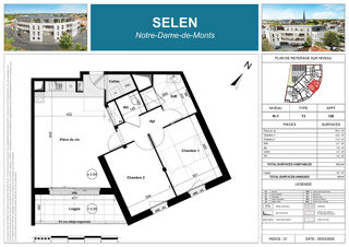  Appartement � vendre 3 pi�ces 60 m�