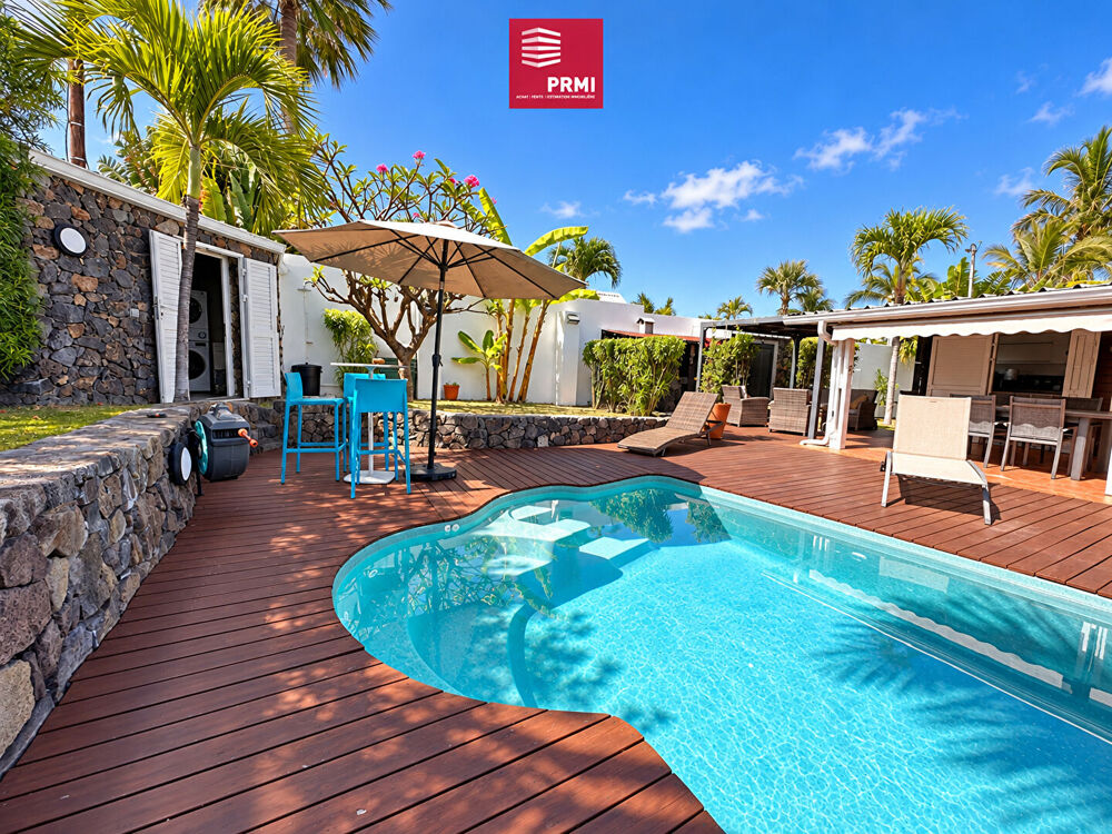 SAINT-GILLES-LES-BAINS , GRAND FOND : MAISON T5 DE CHARME AVEC PISCINE