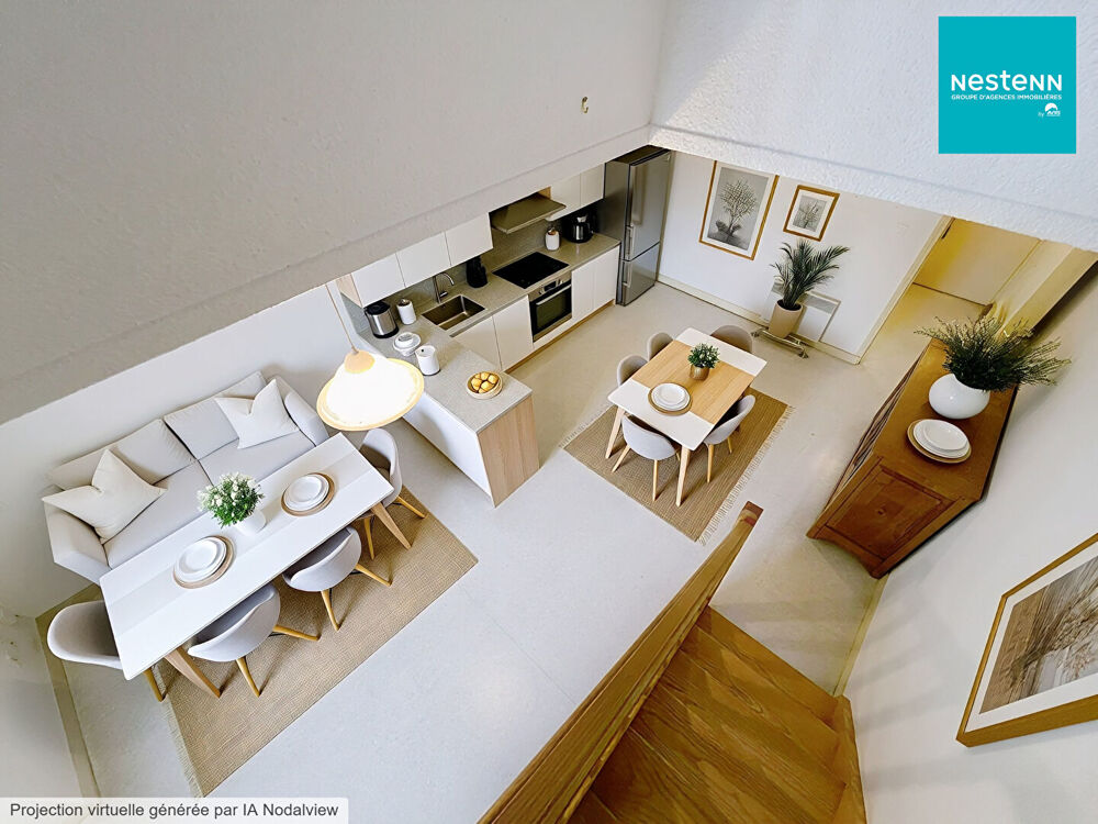 Appartement T2 en duplex, rare sur le secteur, idéalement situé au coeur de Montbrison