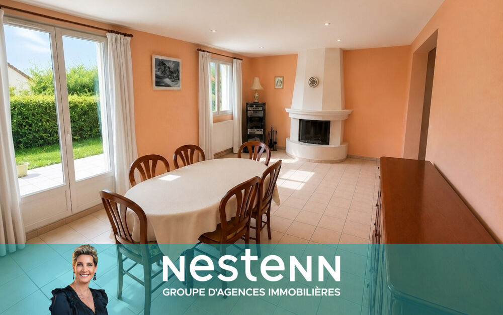 Maison familiale 3 chambres avec bureau, garage et terrain clos à La Bazoge, proche Le Mans