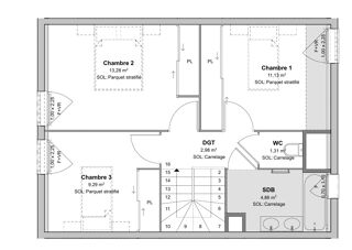  Appartement � vendre 4 pi�ces 88 m�