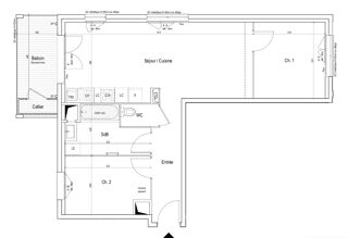  Appartement � vendre 3 pi�ces 62 m�