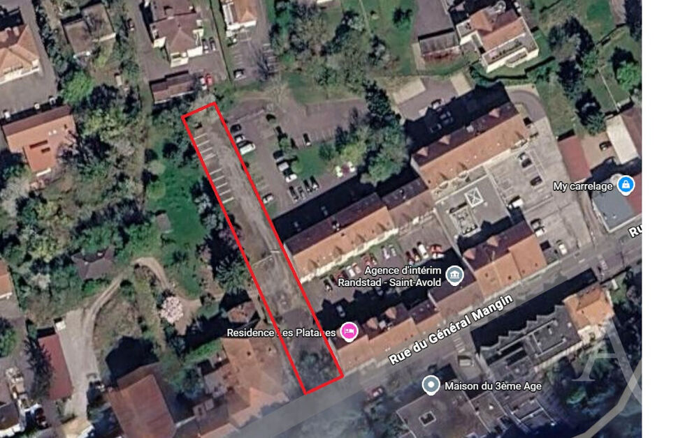 Vente Terrain Foncier à fort potentiel Terrain constructible 1 639 m²  Projet collectif R+3 Saint avold