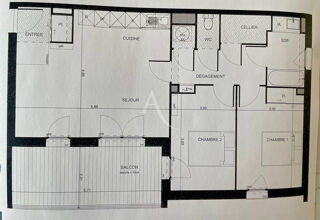  Appartement � vendre 3 pi�ces 66 m�