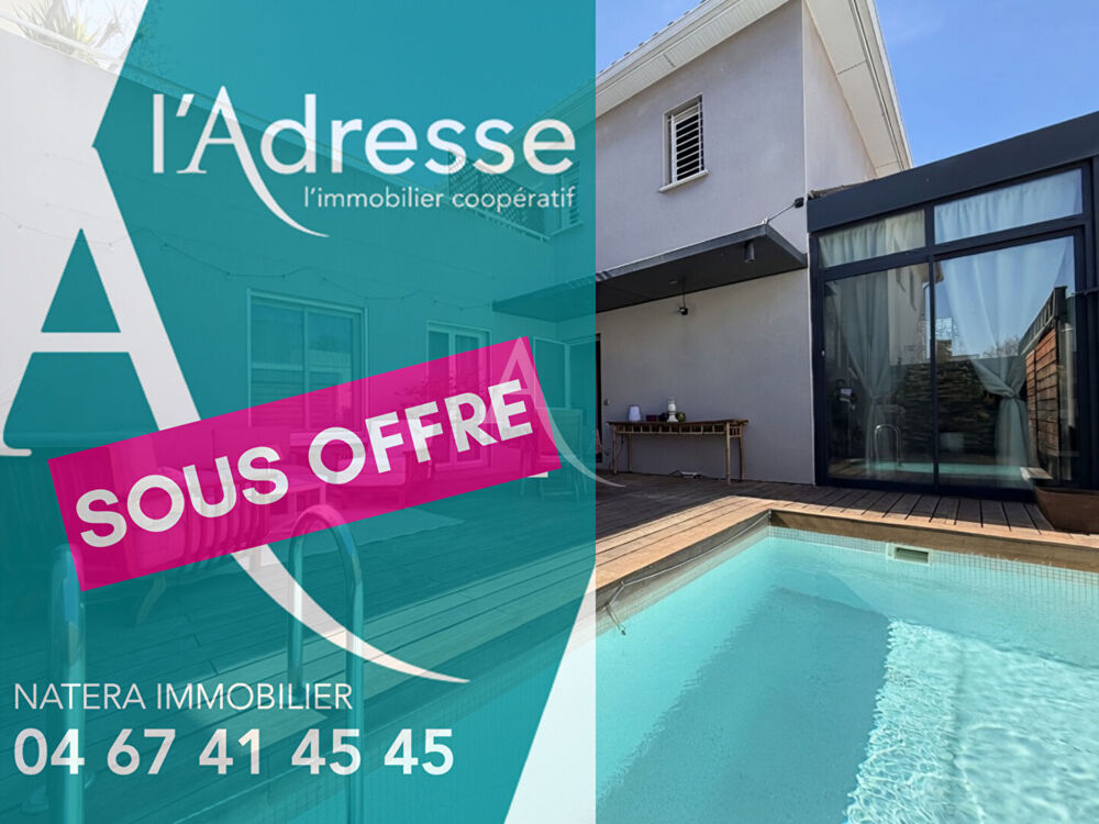 Grabels, maison 4 pièces de 122m2 sur terrain 227m2