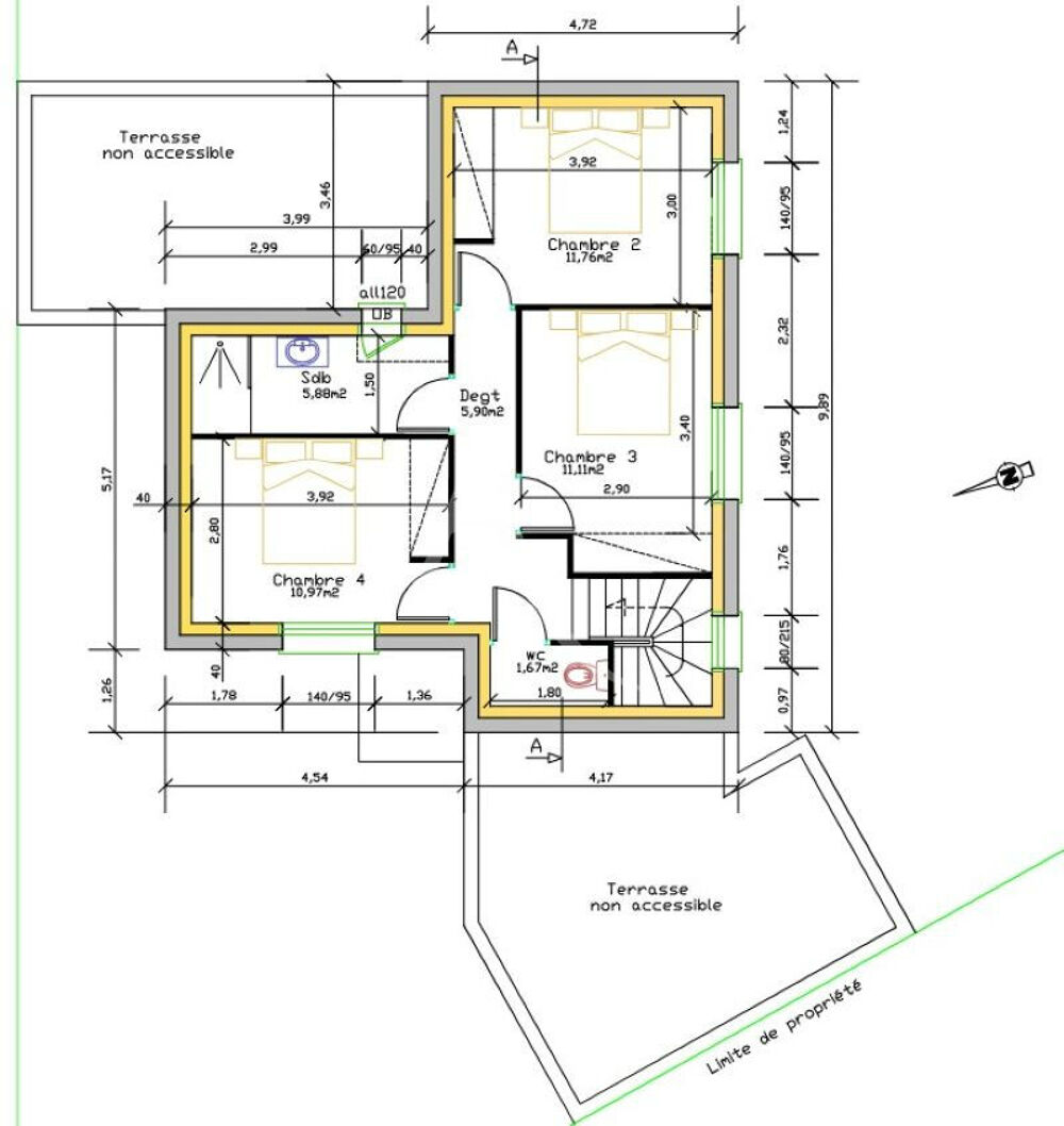 Vente Terrain Terrain constructible à vendre - Corzé 704 m2 Corze