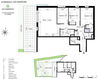  Appartement à vendre 4 pièces 89 m²
