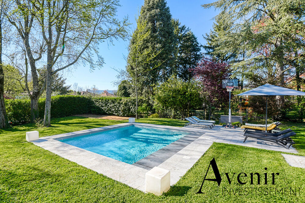 Vente Maison LIMONEST  -  Belle maison familiale rénovée avec piscine sur terrain arboré Limonest