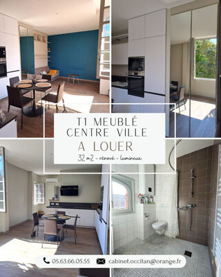  Appartement à louer 1 pièce 33 m²
