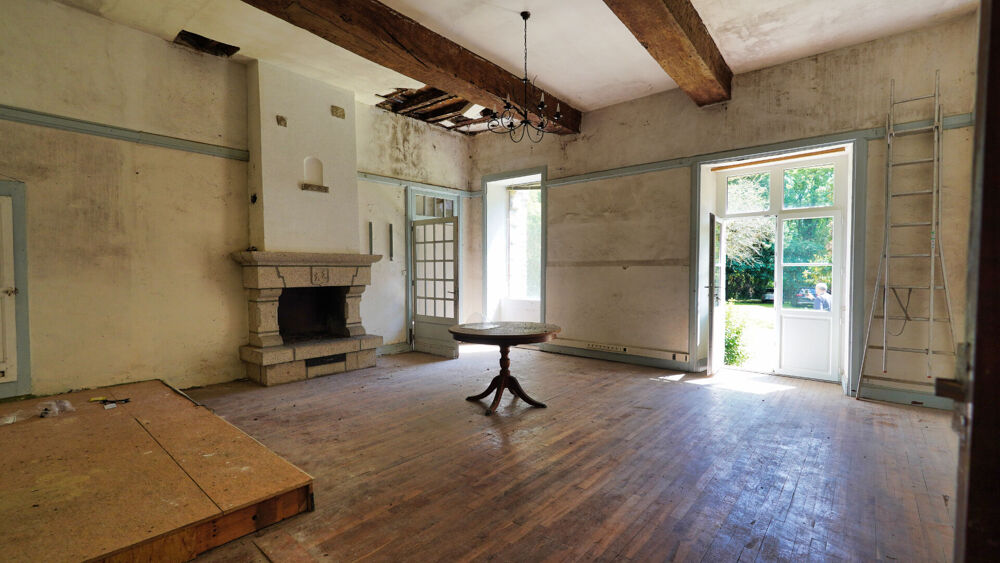 Vente Villa MORBIHAN - Proche REDON - Manoir à rénover avec 1,7 hectares au bord de la riviere Les fougerets