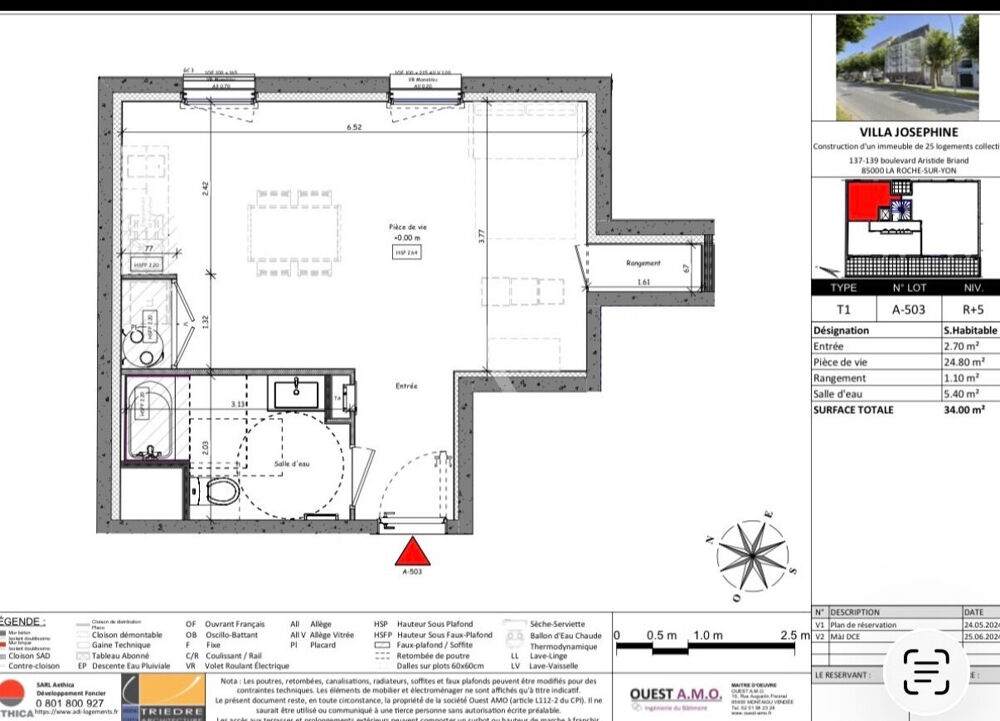 Location Appartement Appartement meublé La Roche Sur Yon 1 pièce(s) 34 m2 La roche sur yon