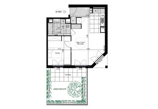  Appartement à vendre 2 pièces 51 m²