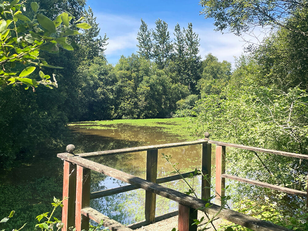 CÔTES D'ARMOR: Proche Callac. Longère en pierre de 4 chambres, gîte, 4,5 ha de terrain et étang de loisirs.