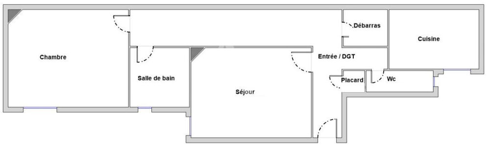 Vente Appartement Appartement Paris 2 pièce(s) 46.51 m2 Paris 15