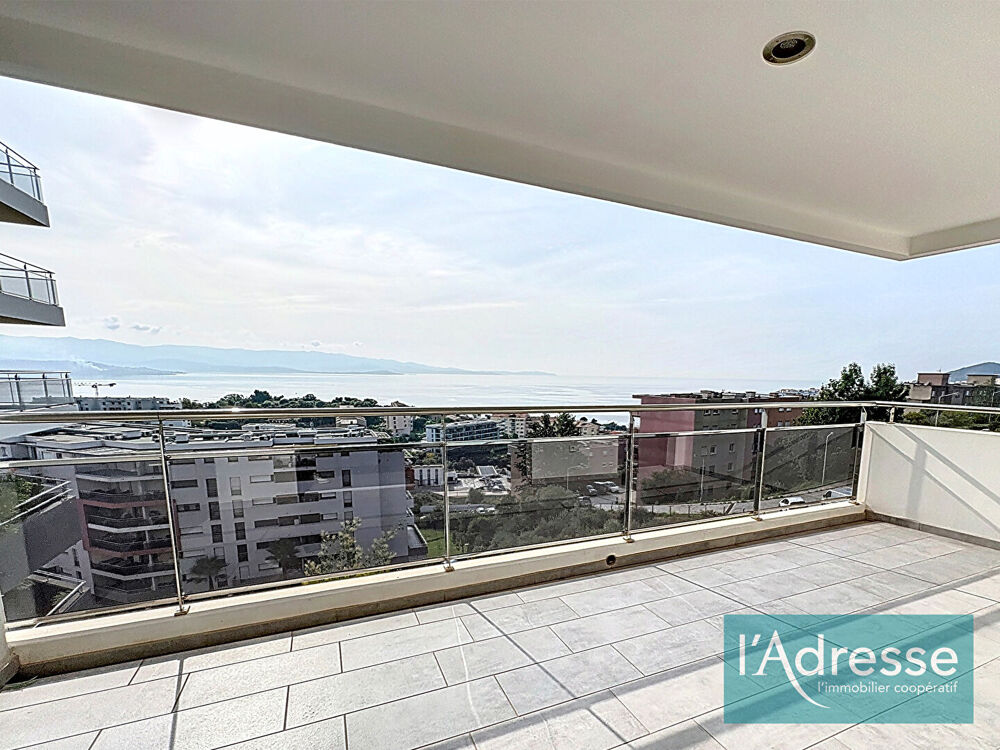Appartement Ajaccio 3 pièces 72.50 m² Vue mer Parking