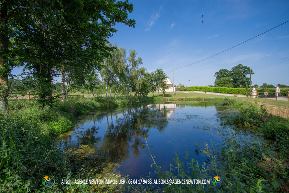 Vente Maison NORMANDIE, Calvados, Montchamp, maison individuelle, sans voisins immédiats, petit lac, jardin, parking, sur un terrain de 4 980 Vire