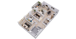  Appartement à vendre 4 pièces 83 m²