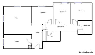  Appartement � vendre 4 pi�ces 74 m�