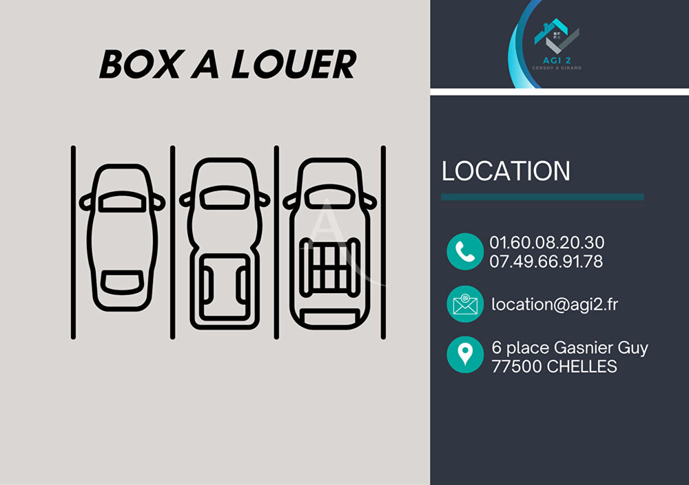 Location Parking/Garage Parking / box Chelles Chelles