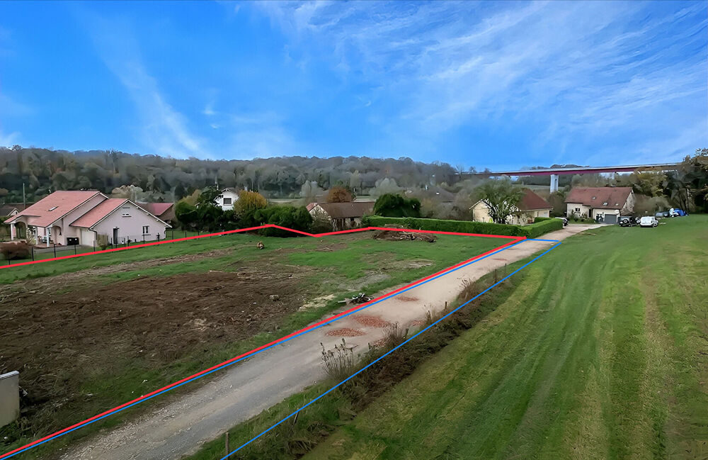 Vente Terrain EXCLUSIVITE : à BUSSUREL (Héricourt), 2 Terrains constructibles, 1121 m2 chacun Bussurel