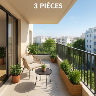  Appartement � vendre 3 pi�ces 67 m�