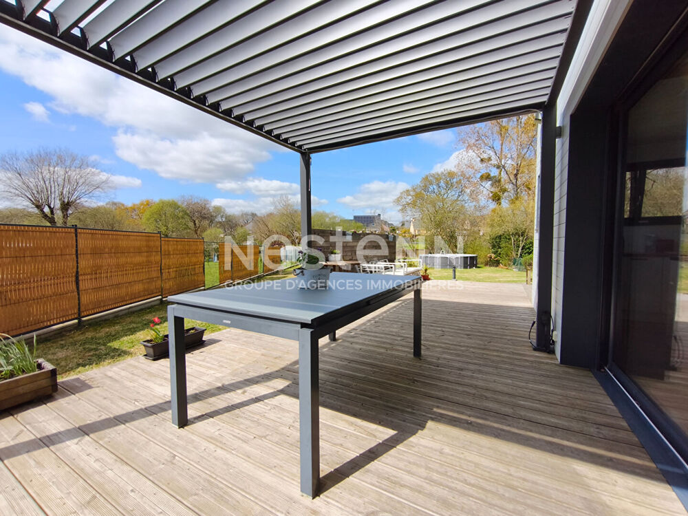 Superbe maison en bois contemporaine - 138 m² - Treffléan - Grand jardin