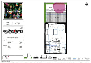  Appartement � vendre 1 pi�ce 33 m�