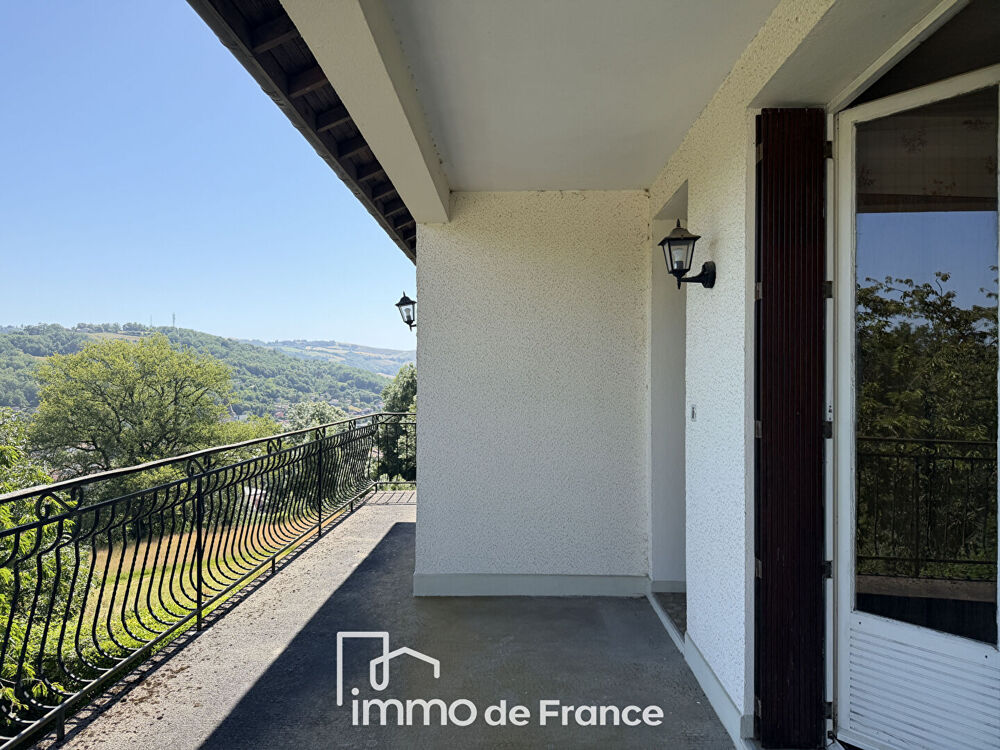Maison sur hauteur Decazeville -95 m2 habitables- avec grand sous-sol