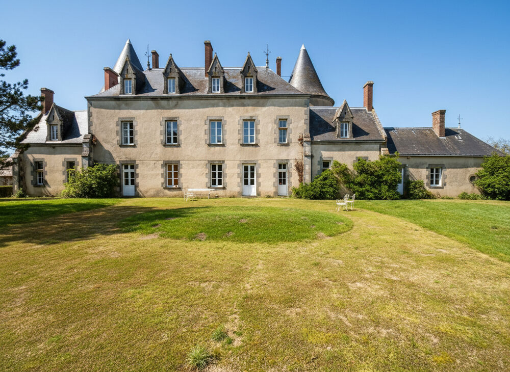CHÂTEAU D'EXCEPTION DES XVe ET XIXe SIÈCLES DOMAINE DE 108 HECTARES, MONUMENT HISTORIQUE, HAUTE-VIENNE